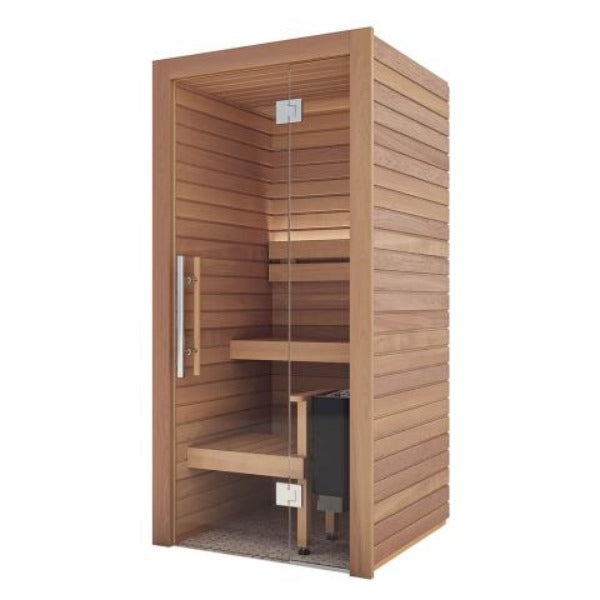 Auroom Cala Glass Mini Sauna Kit -Thermo-Aspen