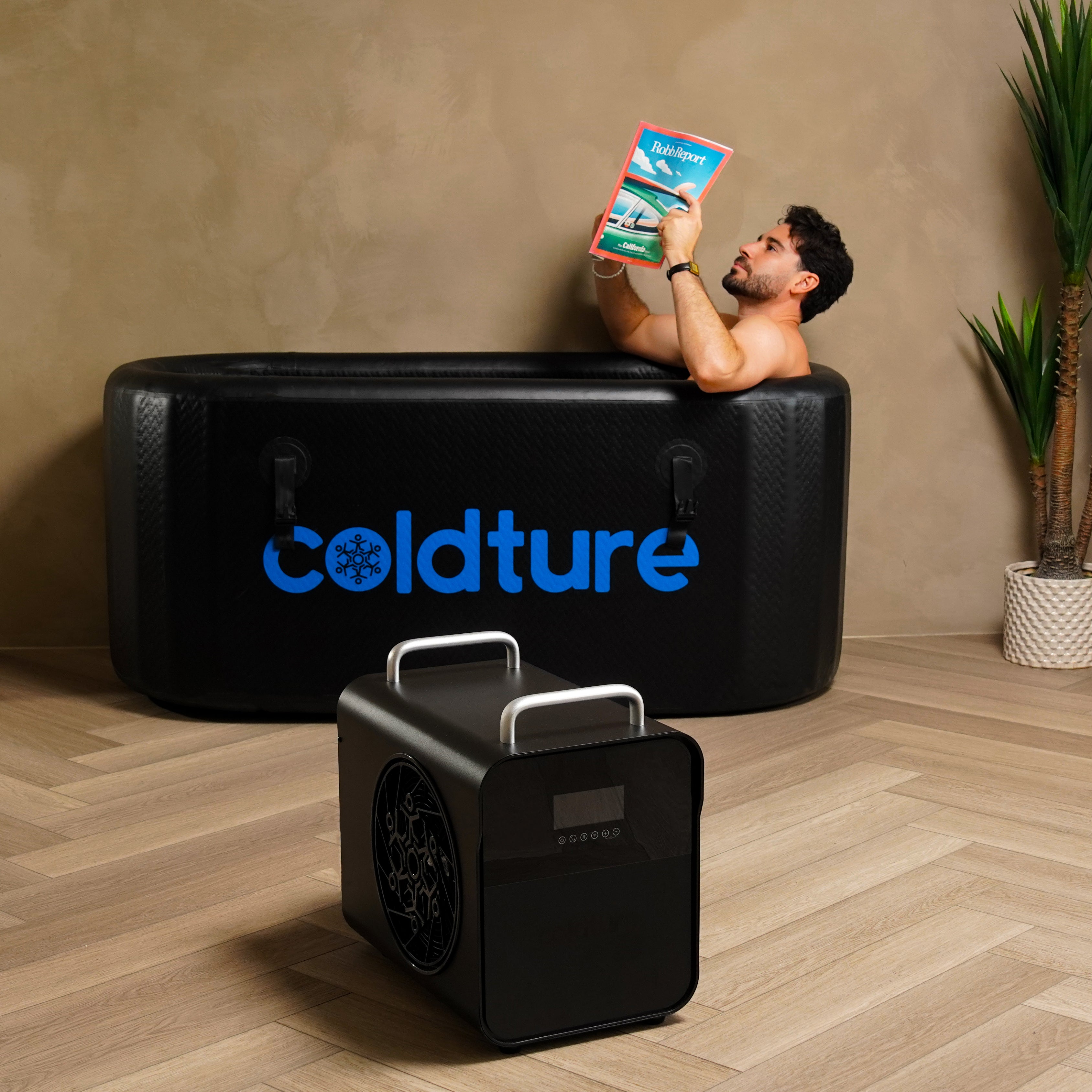 Coldture Classic Cold Plunge Tub Bundle