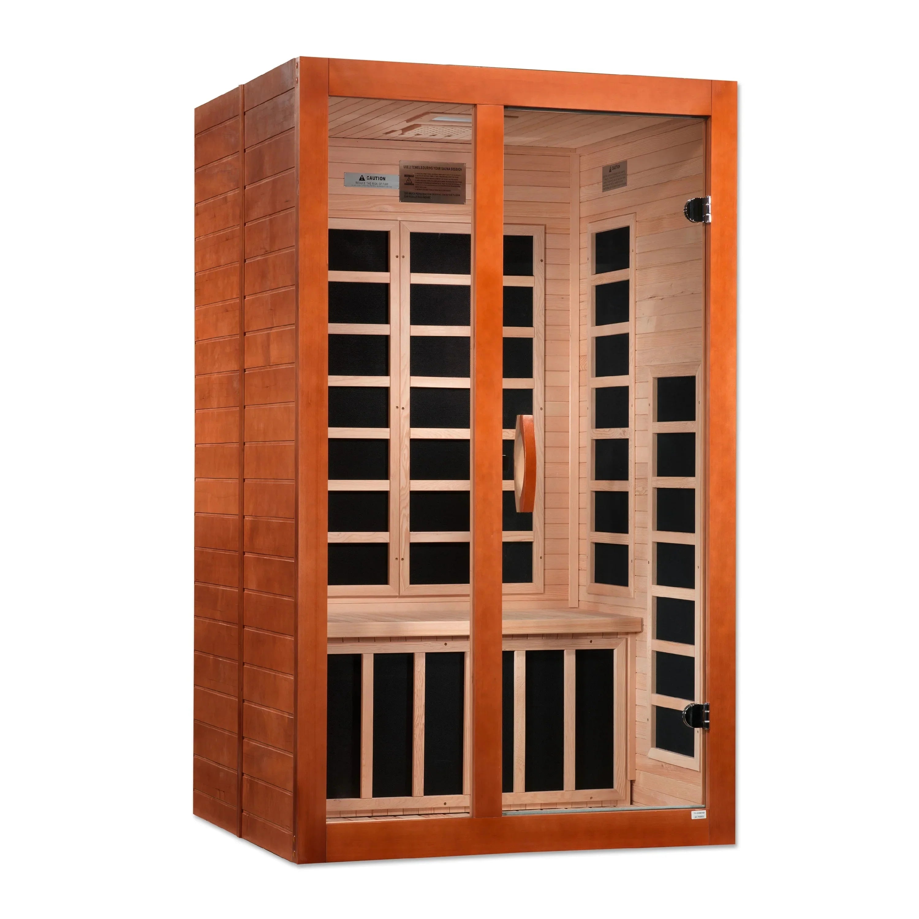 Golden Designs Santiago Elite 2 Person Ultra Low EMF FAR Infrared Sauna