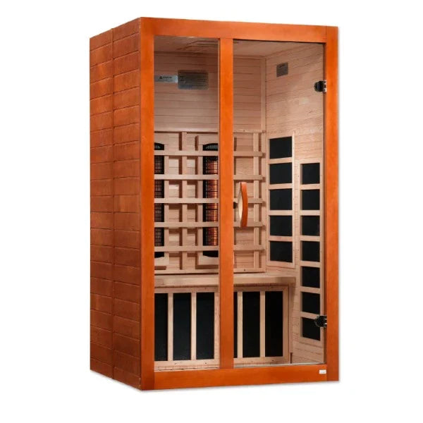 Golden Designs Santiago 2 Person Full Spectrum Infrared Sauna - Canadian Hemlock