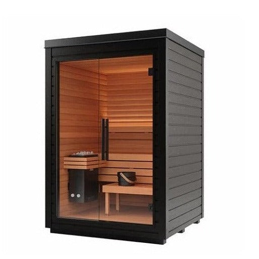 Auroom Mira S 1-2 Person Outdoor Modular Cabin Sauna Kit